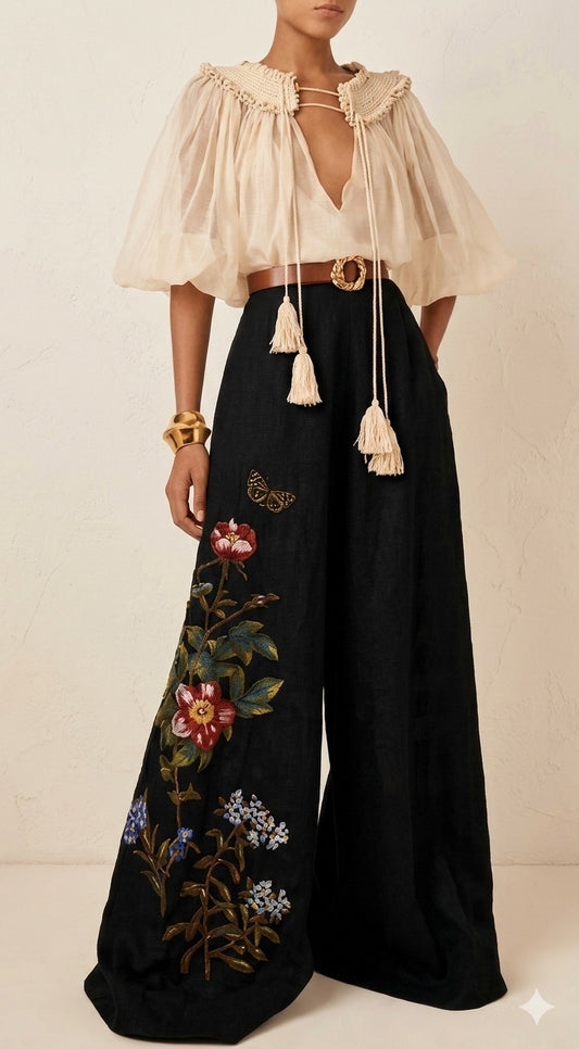 Laavira Elite Print Linen Co-ord