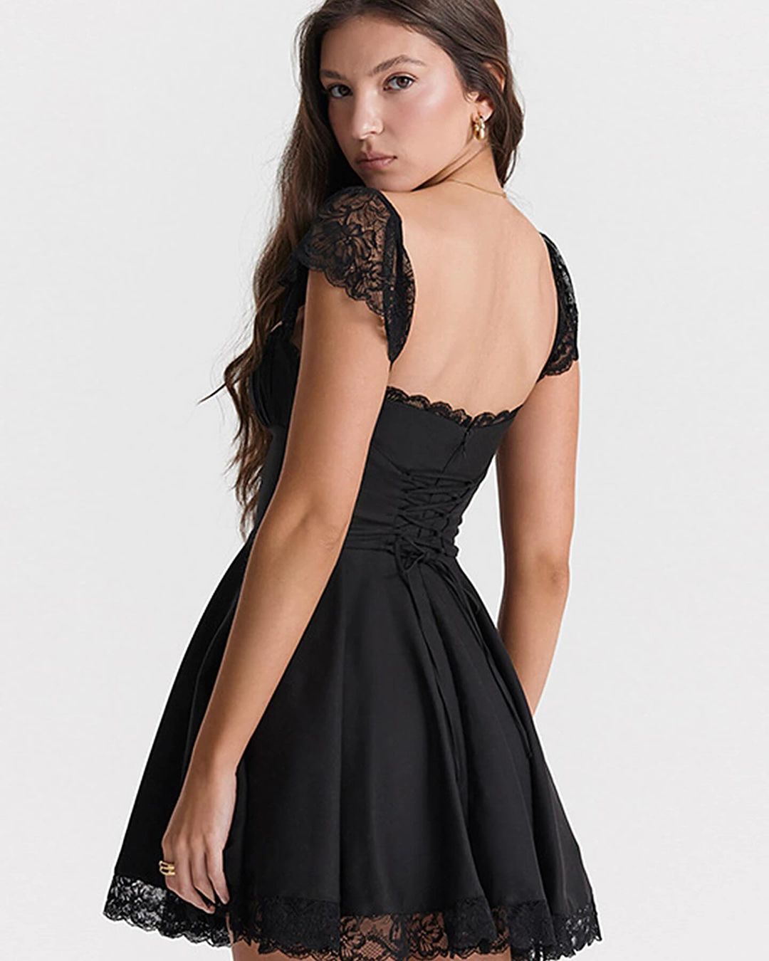 Tints Black Dress