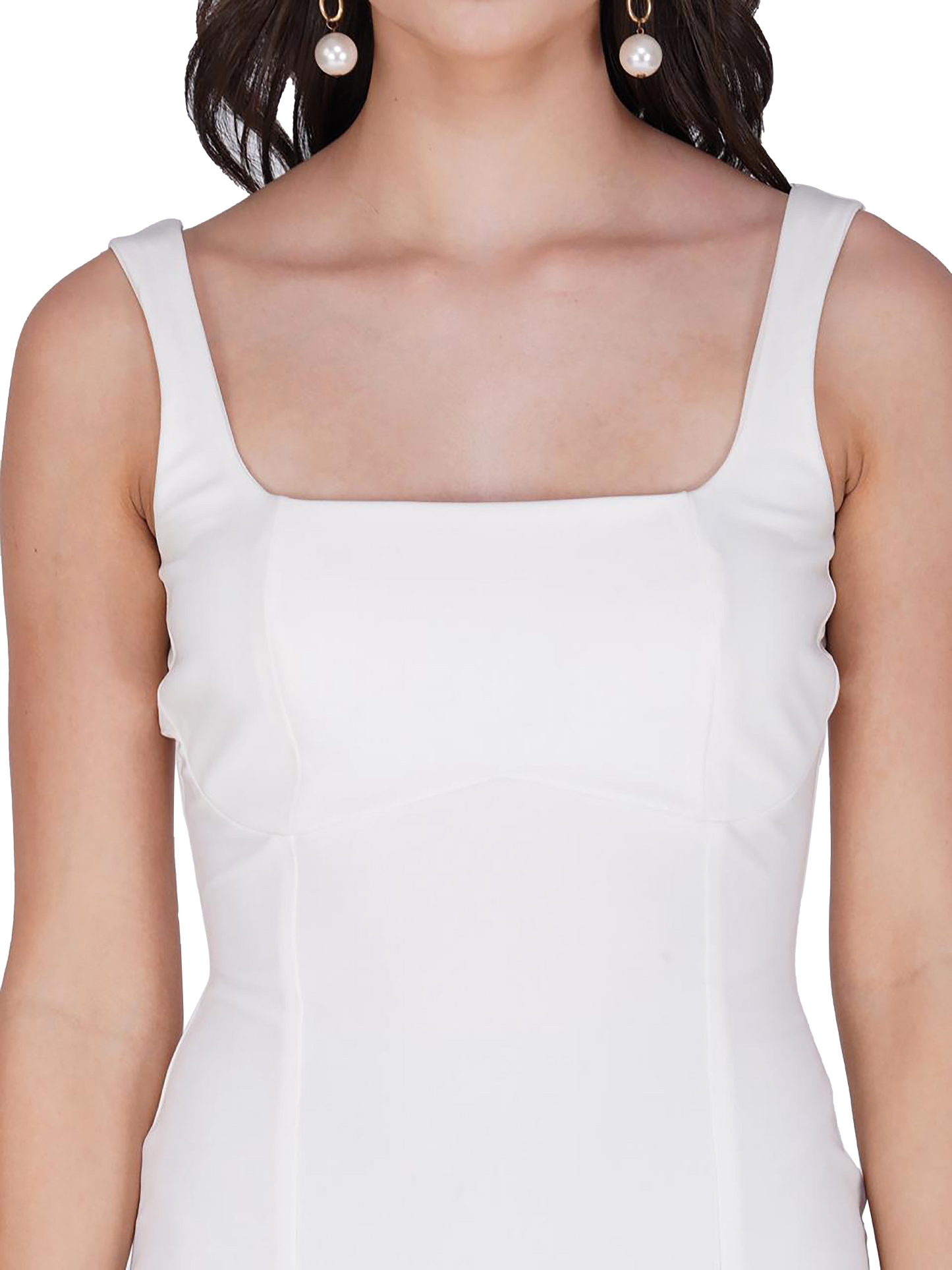 Molly White Short Dress