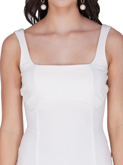 Molly White Short Dress