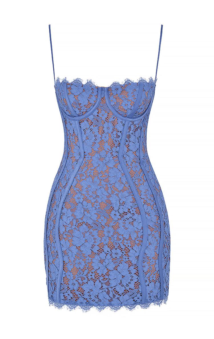 Short One piece Purple dress- Laavira