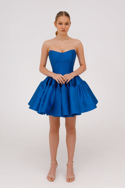 Royal Glum Short Dress