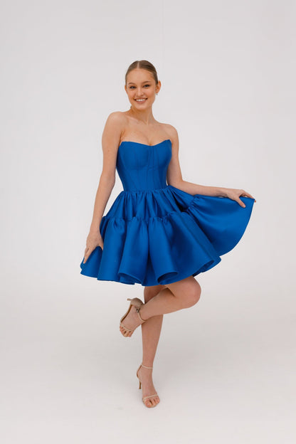 Royal Glum Short Dress