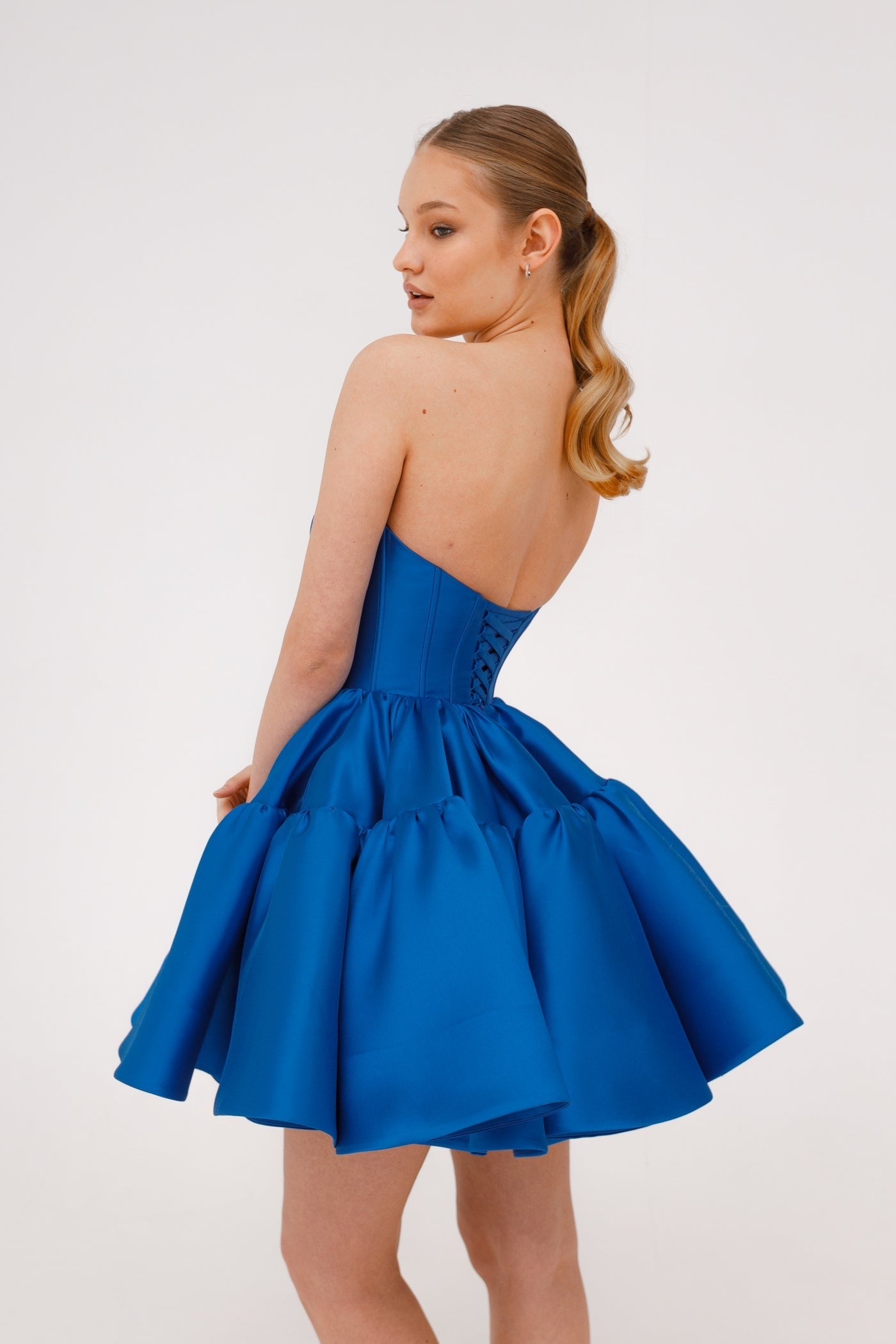 Royal Glum Short Dress