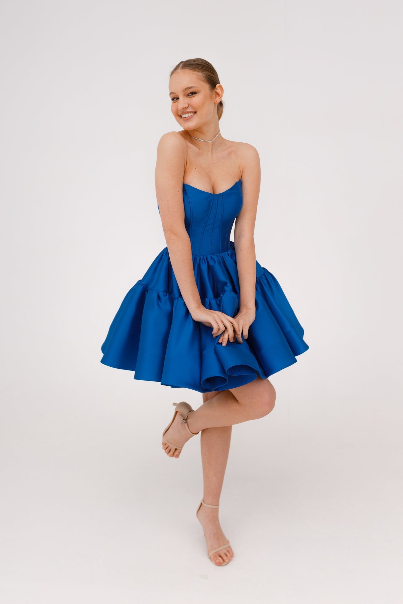 Royal Glum Short Dress