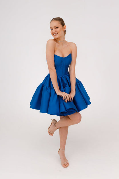 Royal Glum Short Dress