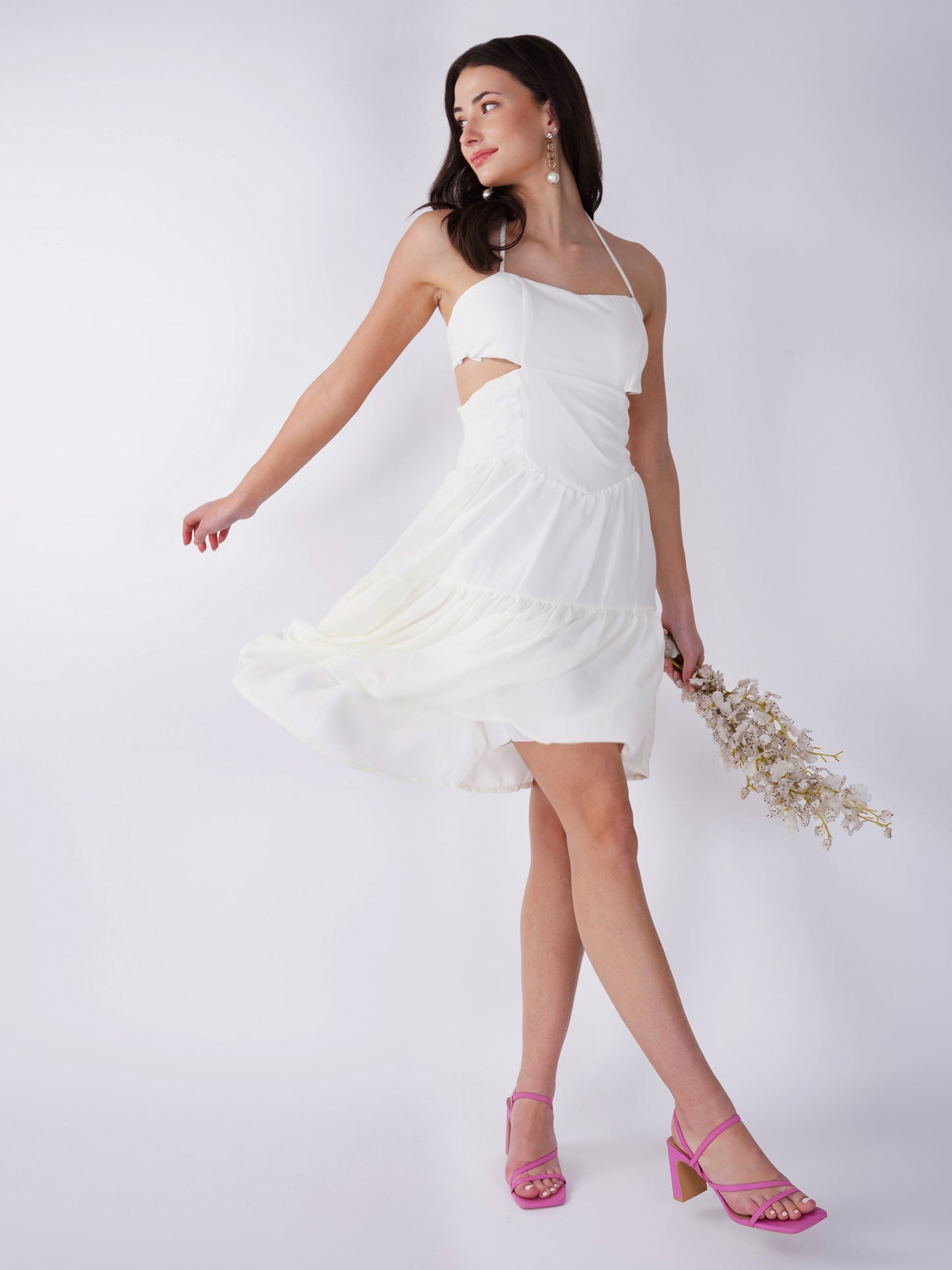 Summer White Short Dress
