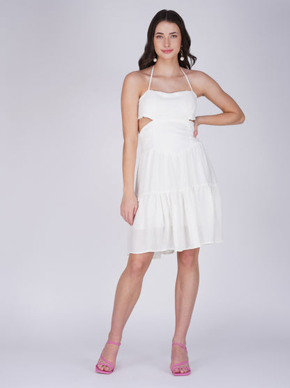 Summer White Short Dress
