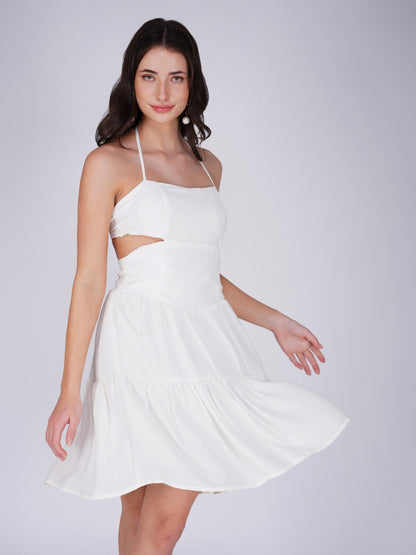 Summer White Short Dress
