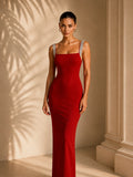 Lavinia Red Maxi Dress