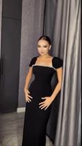 Laavira Imperial Black Dress