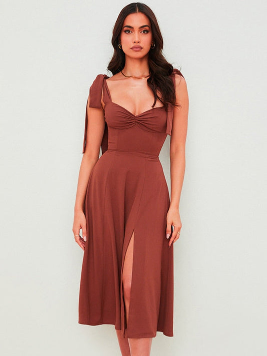 Joe Rushed Midi Dress