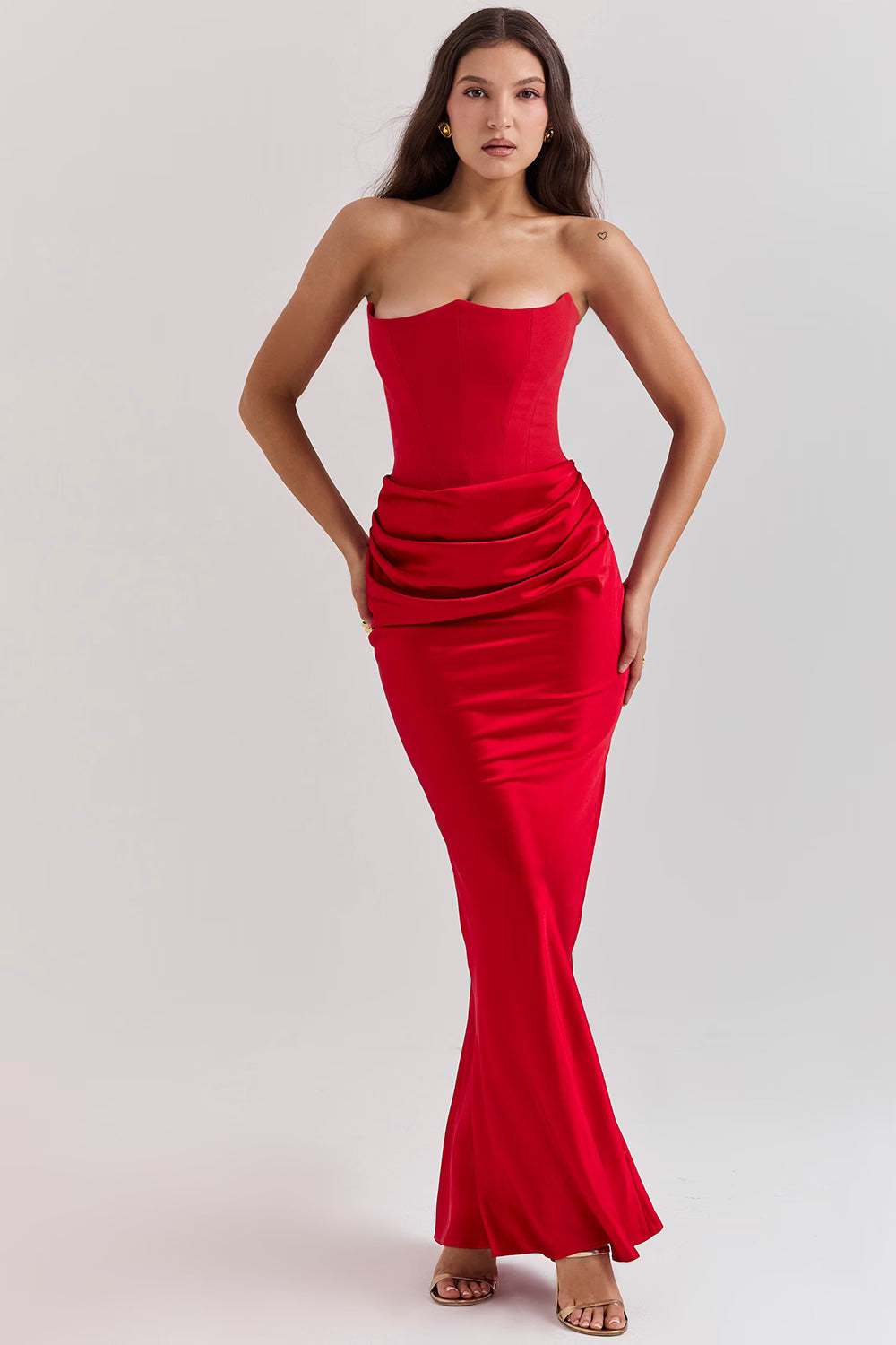 BlackMid Kaul Dress
