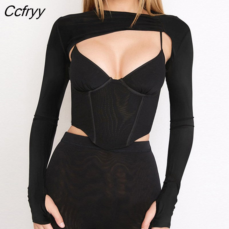crop bustier tops for women - Laavira 