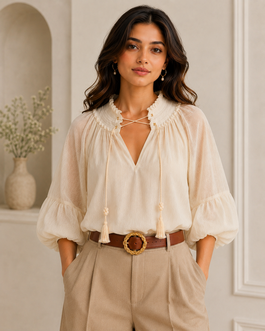 Laavira Elite Mull Cotton Top