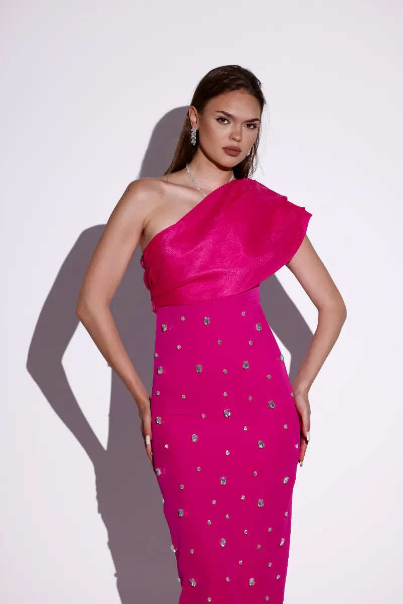 Leora Luxe Maxi Stone Dress