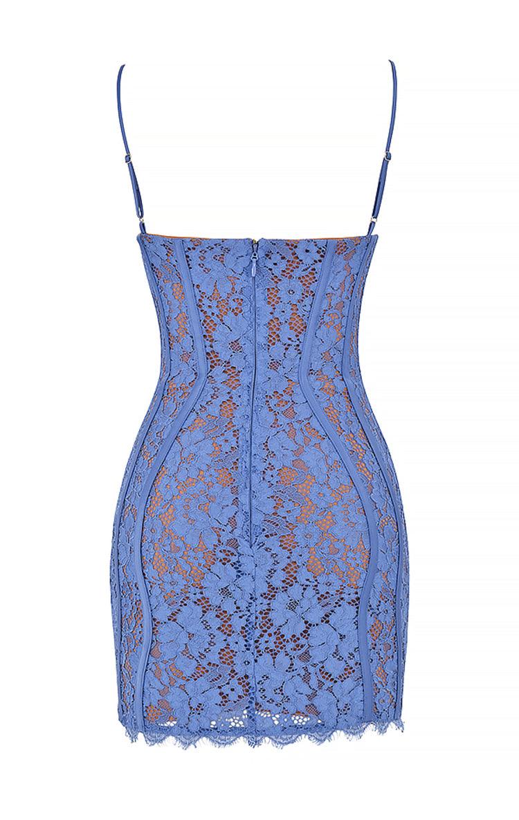 Stylish purple one piece dress- Laavira