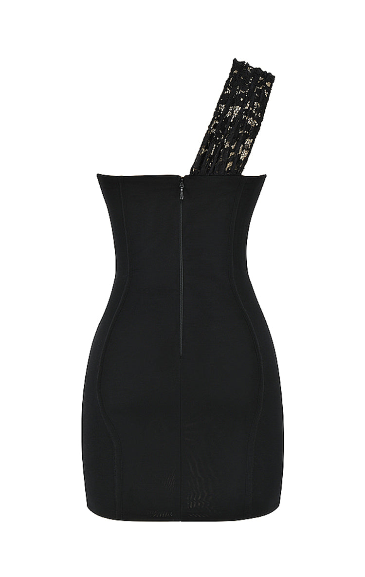 One  shoulder dress-Laavira