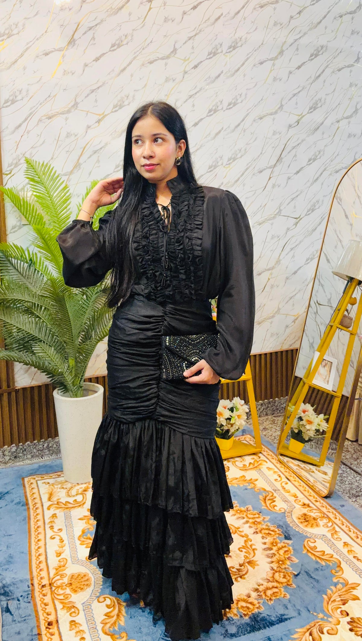 Laavira Scarlet Long Dress