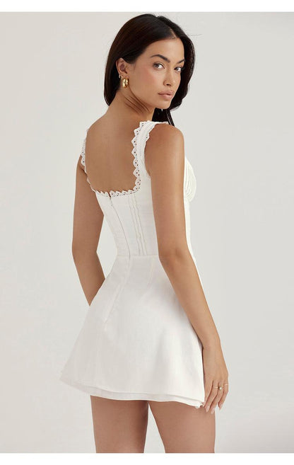 PIXIE WHITE DRESS - Laavira